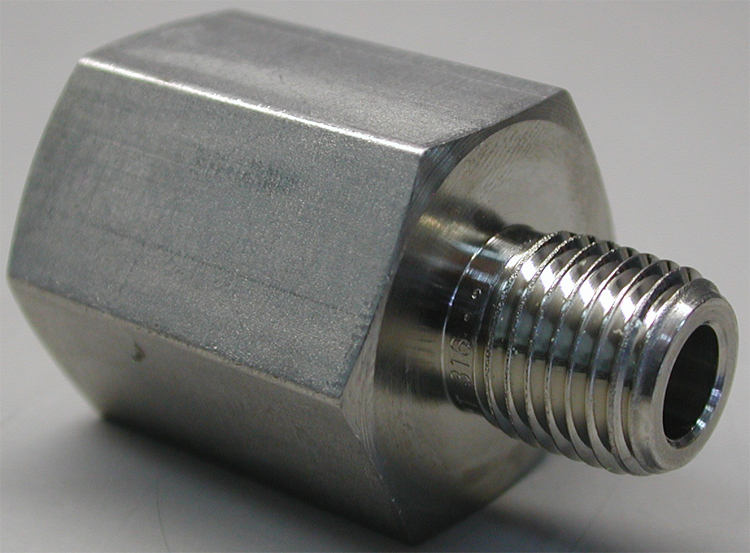 Swagelok pipe fitting reducer adapter ½ in female ¼