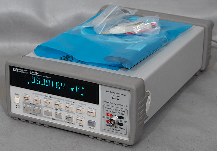きゅ~ HP/Agilent/Keysight 34420A 7.5 Digit Nanovolt/Micro-ohm Meter